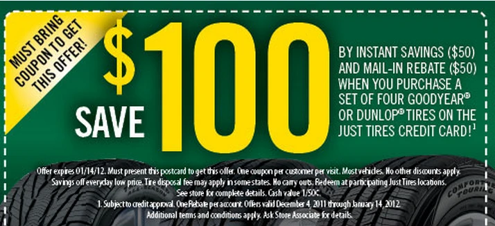 Goodyear Tire Coupons